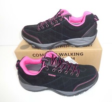 New Ladies Waterproof Memory Foam Walking Hiking Trekking Trainers UK Sizes 3-8
