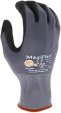 MaxiFlex 34-874 10-Pairs Ultimate Micro Foam Nitrile Grip Coated Protect Gloves