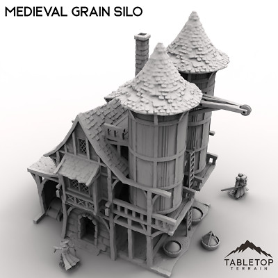 Medieval Grain Silo - Fantasy DND Dungeons and Dragons