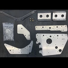 Jay Favel SkiDoo Rev Nun Bulkhead Brace Kit Ski-Doo Braces 7 Pieces SS Hardware