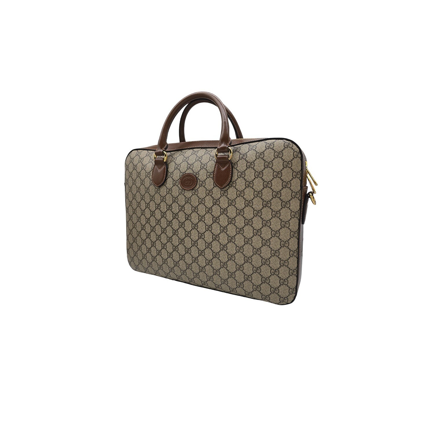 Gucci GG Supreme Business Case Brown image 2
