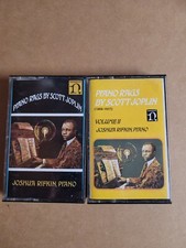 Scott Joplin Piano Rags Cassette Tapes Vol I and Vol II plays perfect FREE S H