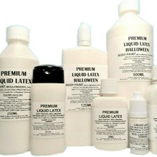 Fleshlux Liquid Latex HALLOWEEN CLEAR moulding Dipping Mould craft SFX skin safe