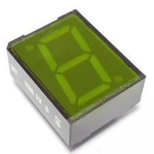 10pcs VQB28D LED Green 7-Segment THT