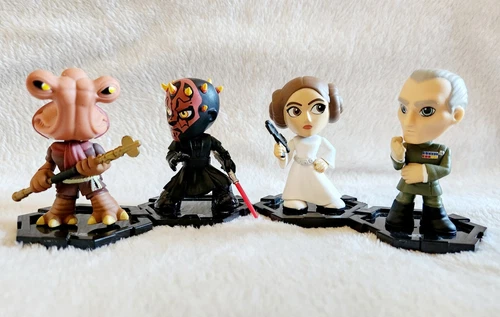 Star Wars Funko Mystery Mini Figures 3in., Loose, Darth Maul, Leia, Tarkin