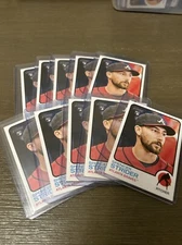 Spencer Strider - 2022 Topps Heritage High Number RC (10) card lot Rookie