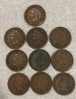 Indian Head Small Cent Lot 10 Coins 1890-1909