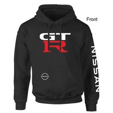 GTR, Nissan Godzilla Car Racing, Unisex P. Black Hoodie