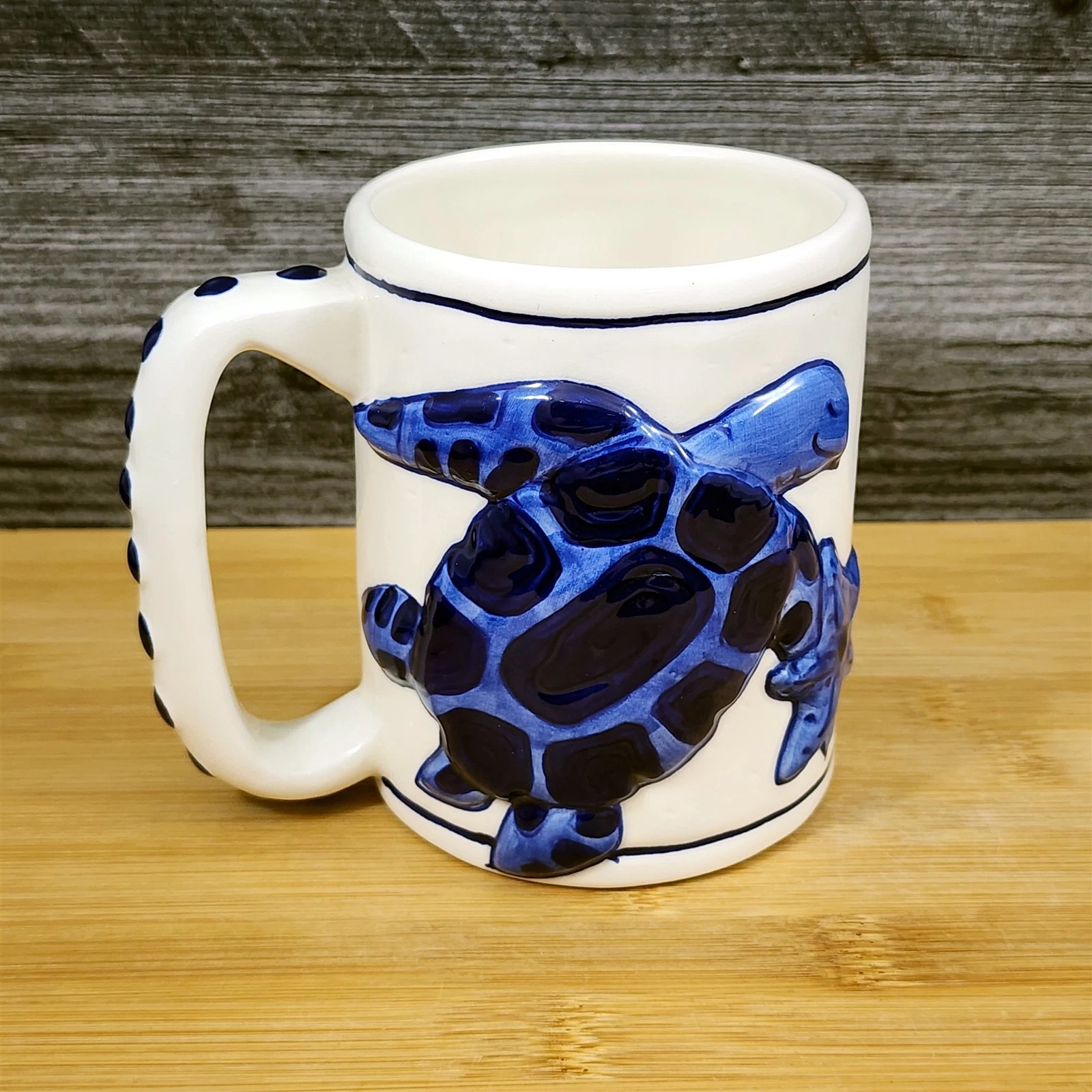 Blue Sky Magic Sea Turtle Coffee Mug - Thumbnail 3