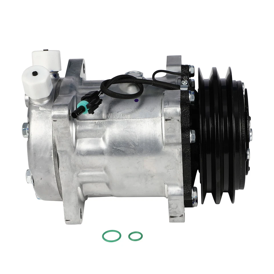 Compresor de aire acondicionado para 1982-1985 Mazda 626 1987-90 Jeep Wrangler 1991-95 Volvo 940 Foto 2 de 4