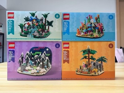 LEGO Wonders of the Natural World Complete 4 Set Bundle NEW SEALED GWP