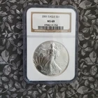 2001 American Eagle Silver Dollar- NGC MS 69