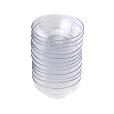Arant 2oz Clear Plastic Bowls Set of 24 Ideal for Dessert and Appetizer