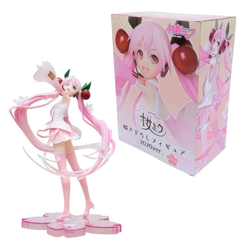 NEW *DISTRESSED BOX* Vocaloid Sakura Miku (Newly Written 2020 Ver.) Prize Figure
