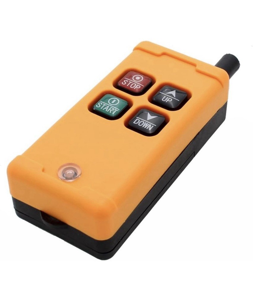 Push Button Remote Control 4 Key Crane Industrial Remote Control Wireless Transmitter Push Button ...