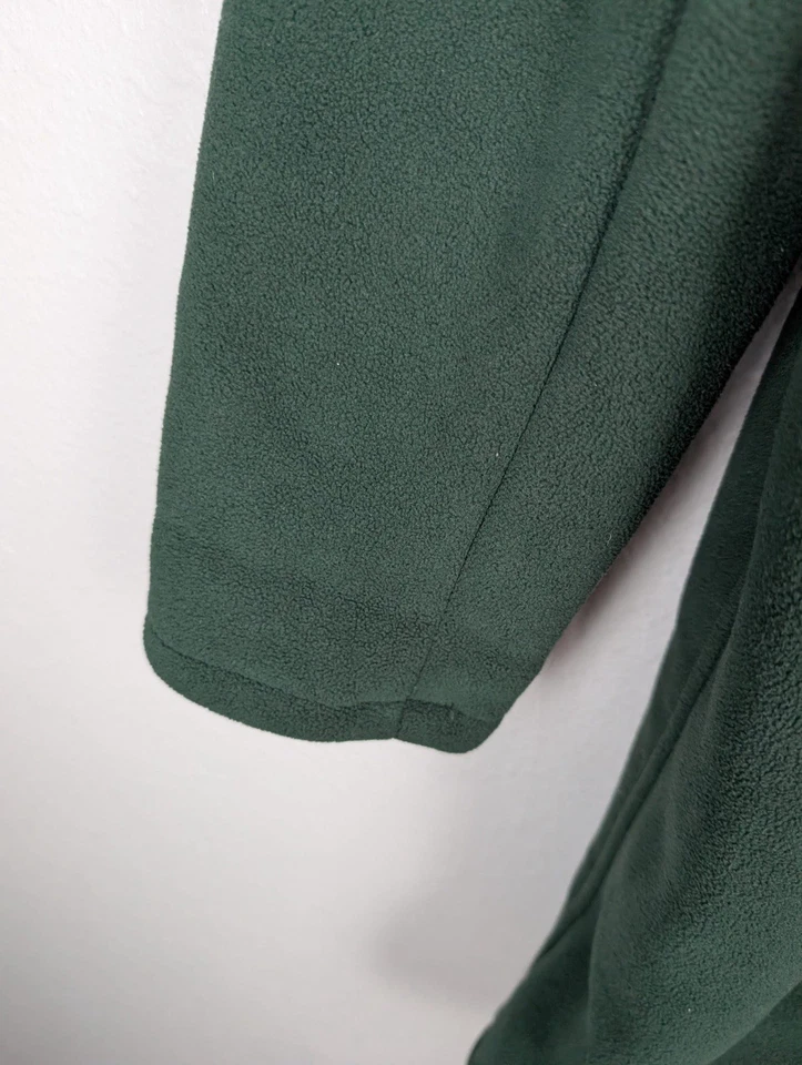 Abrigo Denim & Company Mujer Grande Verde Polar Palanca Lona Chaqueta Bolsillos Mb Foto 3 de 4