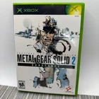 Metal Gear Solid 2 Substance Xbox Game Complete with Manual Konami MGS2 CIB
