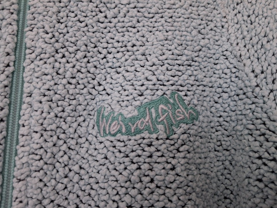 Weird Fish Macaroni Full Zip Jacket fleece lined mint coulour Size S ...