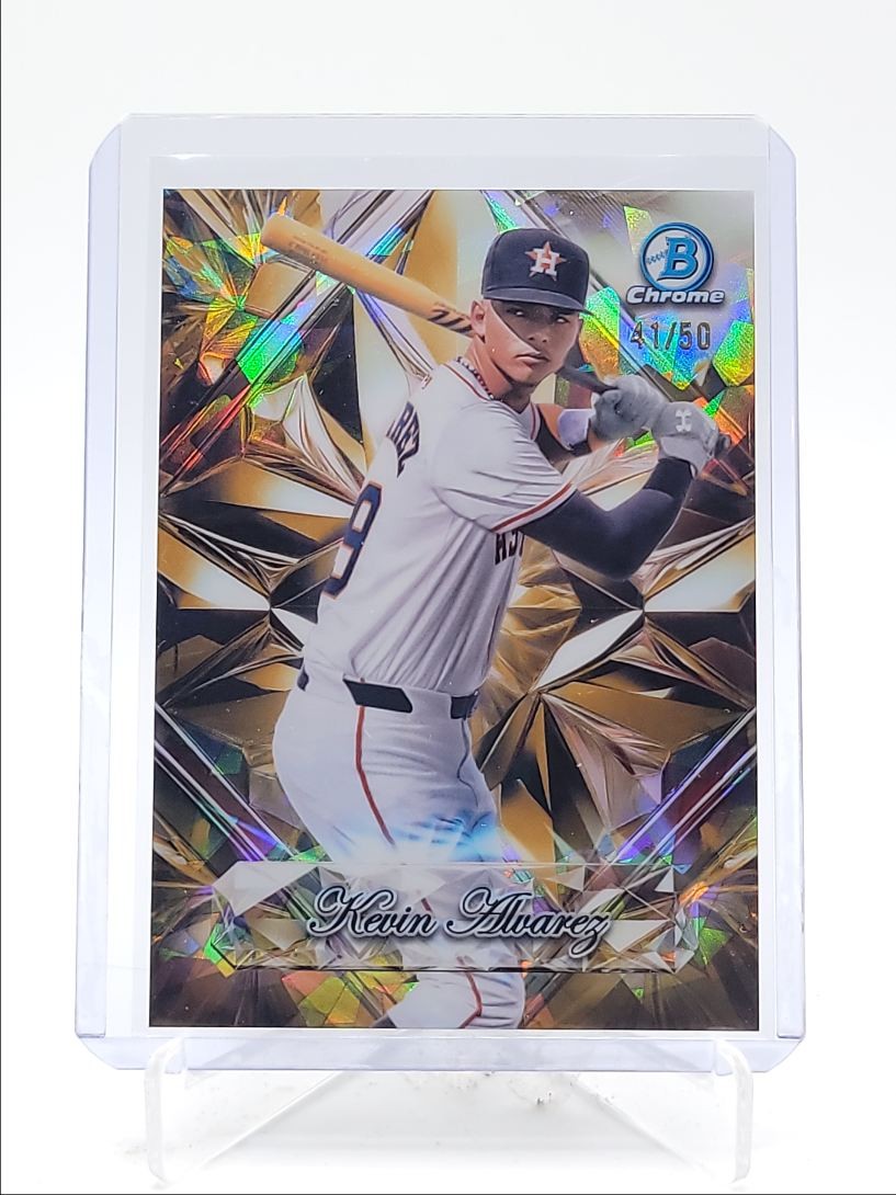 KEVIN ALVAREZ 2025 BOWMAN CHROME SAPPHIRE SELECTIONS GOLD /50 Q4060
