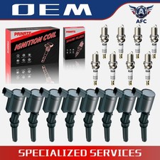 8 Ignition Coil & Iridium Spark Plug For Ford F-150 4.6L 5.4L V8 DG508 SP479