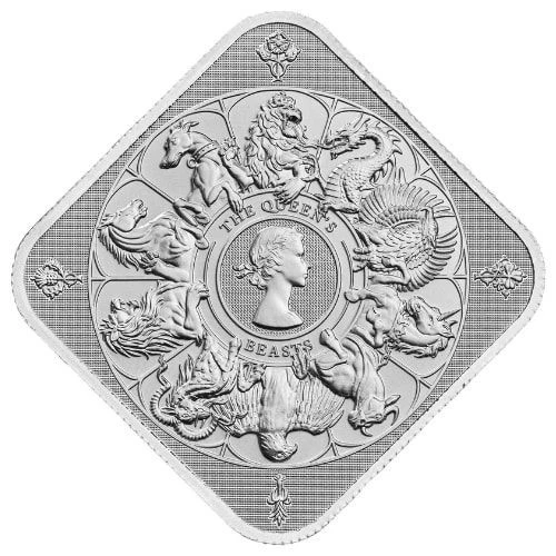 2025 ROYAL MINT QUEEN’S BEASTS 1 oz SILVER BULLION BAR LIMITED EDITION IN VINYL