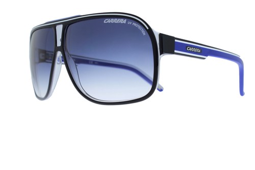 CARRERA GRAND PRIX 2 T5C/08 BLACK WHITE BLUE / BLUE SHADED - Picture 1 of 1