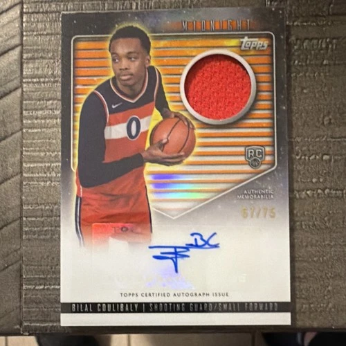 Topps Midnight 2023-24 RPA Dusk #RJA-BC #67/75 Bilal Coulibaly