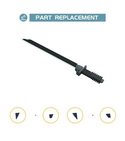 Life-size Darksaber Model from Movie 461 pieces for ages 18 and up gift