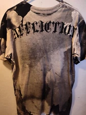 Affliction Men's T-shirt Skeleton Large