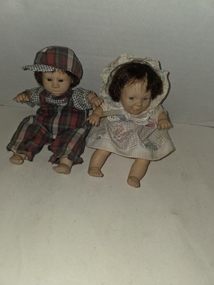 Gi Go My Pals Bean Bag Dolls Vintage Set Of 2 Boy And Girl