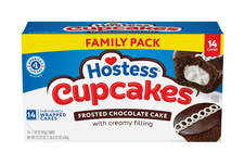 Hostess Cupcakes, Chocolate Snack Cakes, 22.22 oz Box 14 Count