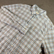 Johnnie-O Hangin' Out Plaid Button Down Shirt Mens Large Casual
