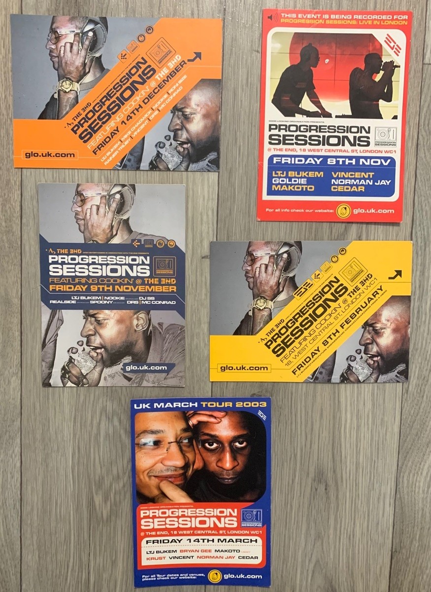 LTJ BUKEM - LOGICAL PROGRESSION 9 D&B Flyers 1997-2004 - VG = Very