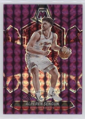 2023-24 Panini Mosaic Purple Mosaic Prizm 89/99 Alperen Sengun #171 0c6