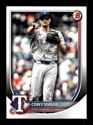 COREY SEAGER   2025 Bowman Baseball #38 Texas Rangers