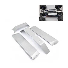 4x Stainless Steel Chassis Armor Plates Upgrade Parts for   Summit E-REVO