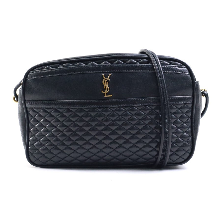 YVES SAINT LAURENT PARIS 648990 Piccola borsa a tracolla in pelle nera