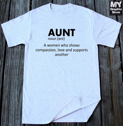 Aunt T-shirt Mothers Day Gift Aunt Definition Shirt Gift For Aunt Christmas Gift - Picture 11 of 12