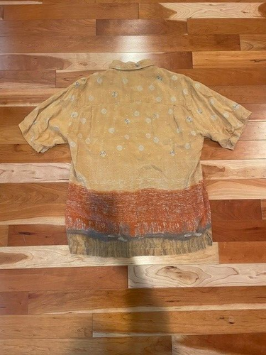 (2) Vintage The Territory Ahead Button-Up Print Short Sleeve Shirts - Men's L - Picture 8 of 11