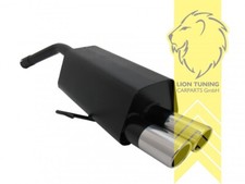 Sportauspuff Endschalldämpfer für Alfa Romeo GT 2 x 76mm SR-Design