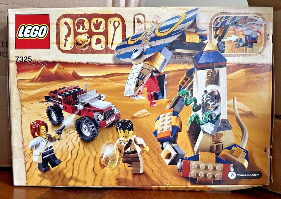 *RARO* Lego Pharaoh's Quest: Cursed Cobra Statue (7325) - ¡Nuevo en caja sellada! Foto 2 de 4
