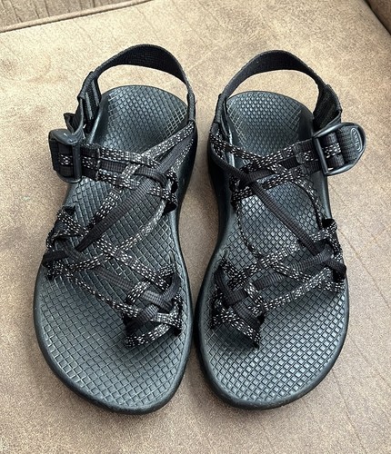 Chako ZX/2 klassische Damensandalen Größe 6 schwarz/grau - Bild 5 von 9