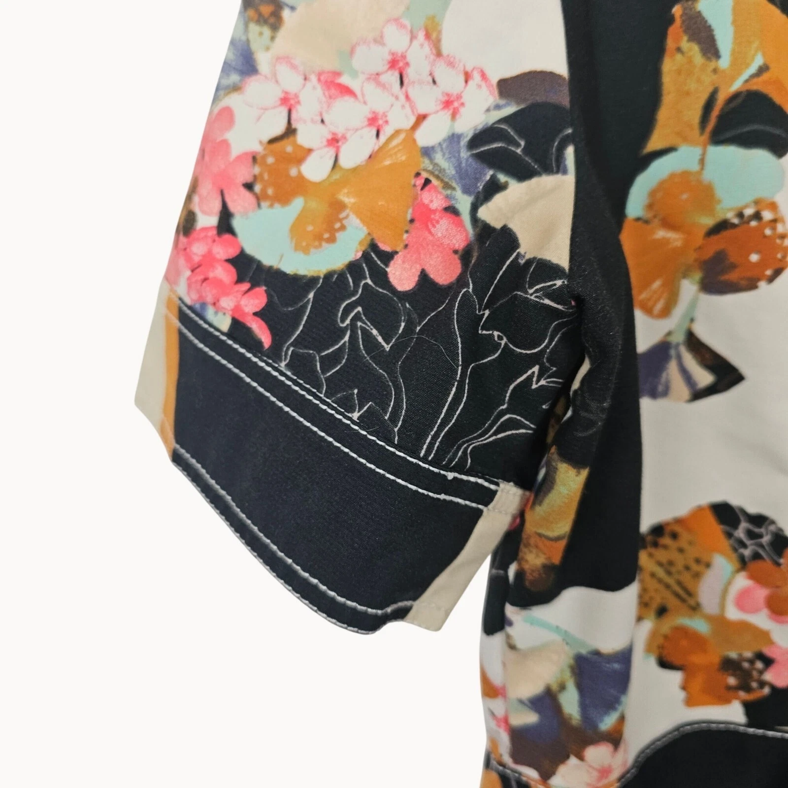 OFF WHITE Phillip Lim Vestito T Shirt Donna LG Off White Nero Multicolore Patchwork