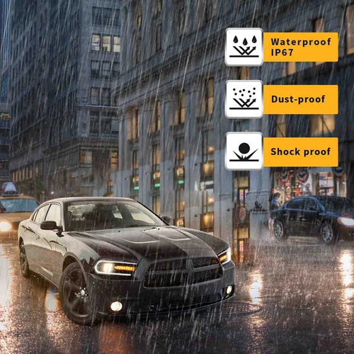 VLAND LED Projector Headlights For 2011-2014 Dodge Charger Front Lamps w/LED DRL - Picture 6 of 13