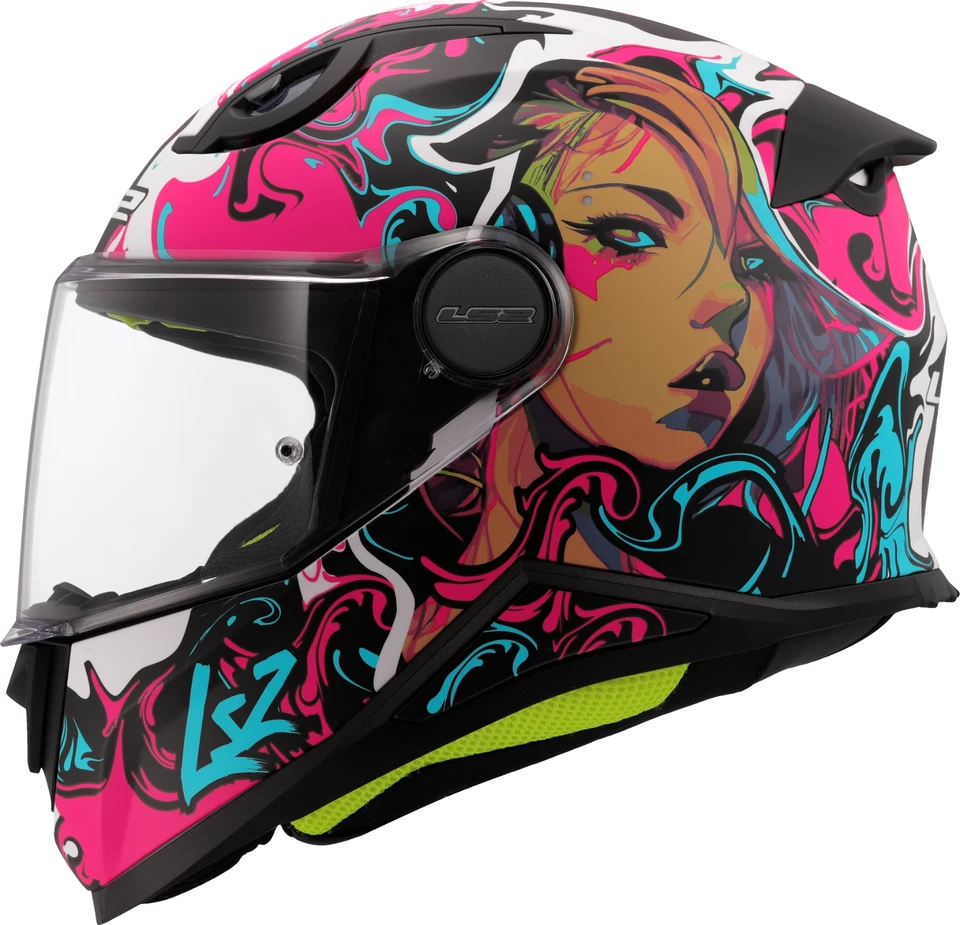 LS2 FF812 MINI KIDS CHILDRENS MOTORBIKE HELMET NEXT LEVEL SVENT PLAIN MATT BLACK - Image 4 of 4