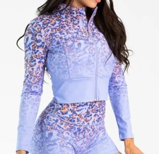NoireBlanc Lilac Jacket Leopard Animal Print ...