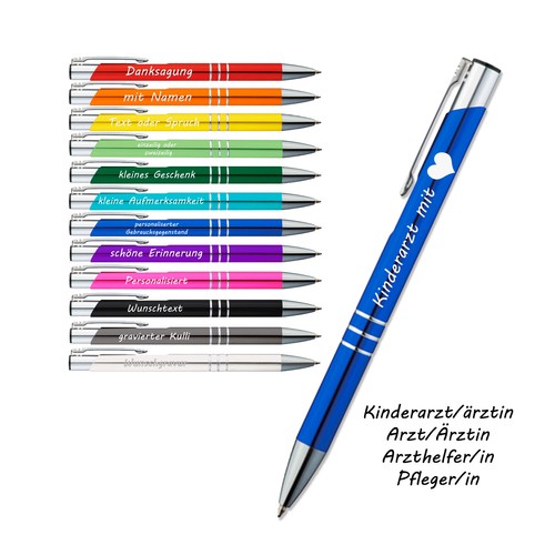 Kugelschreiber (Kinder-) Arzt / Ärztin mit Herz | + Personalisierung - Bild 1 von 9