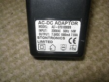 ADAPTATEUR SECTEUR / CHARGEUR AC-DC 3814-010 AD-0751000BS 7,5 V