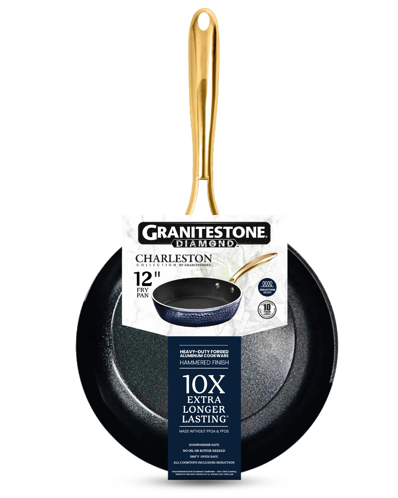 Granitestone Charleston Collection Frying Pan - Thumbnail 5