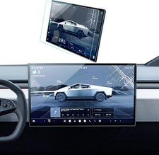 LANTU Cybertruck Screen Protector for 2024 2025 Tesla 18.5" 9H Tempered Glass